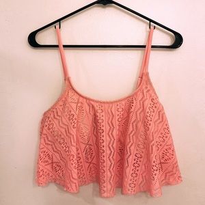SUMMER! Ruffled Swim Top